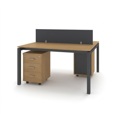 Büromöbel Set Zweier Schreibtisch Arbeitszimmer Tische Möbel Tisch
