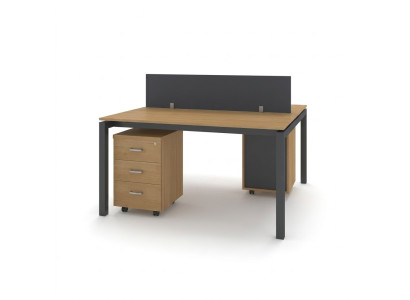 Büromöbel Set Zweier Schreibtisch Arbeitszimmer Tische Möbel Tisch