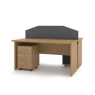 Moderner Schreibtisch Holz Tisch Arbeitszimmer Computertisch Büromöbel