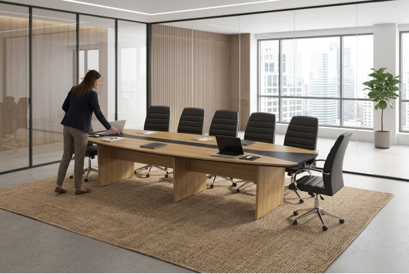 Schreibtisch Tisch Konferenztisch Meeting Besprechungstisch 480cm xxl