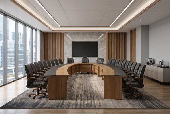 Großer Konferenztisch Büromöbel Arbeitszimmer Tisch 830cm xxl