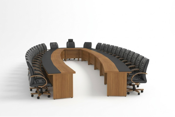 Großer Konferenztisch Büromöbel Arbeitszimmer Tisch 830cm xxl