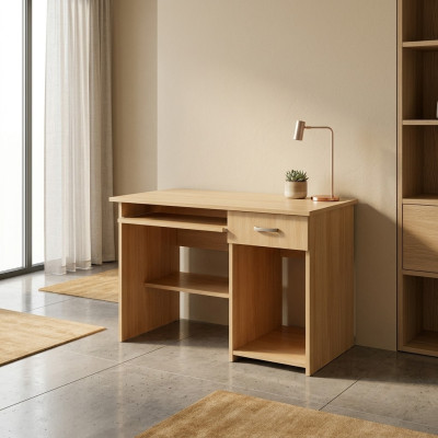 Holz Computertisch Arbeitszimmer Modern Büro Möbel Bürotisch Neu Büro