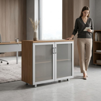 Glas Aktenschrank Möbel Regal Büro Arbeitszimmer Neu Büromöbel