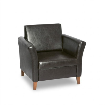 Sessel Schwarz Büro Office Arbeitszimmer Büro Möbel Textil Neu