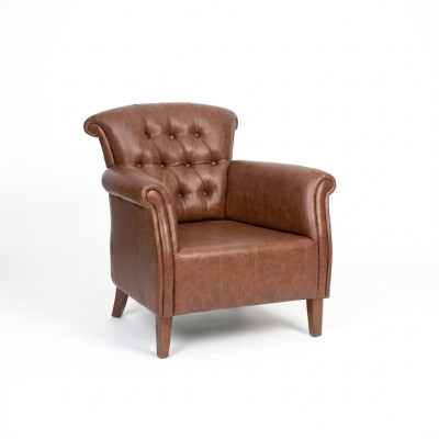 Designer Sessel Braun Luxus Chesterfield Möbel Luxus Büro Chefsessel