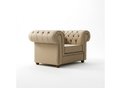 Chesterfield Sessel Luxus Büromöbel Einsitzer Polstersessel Modern