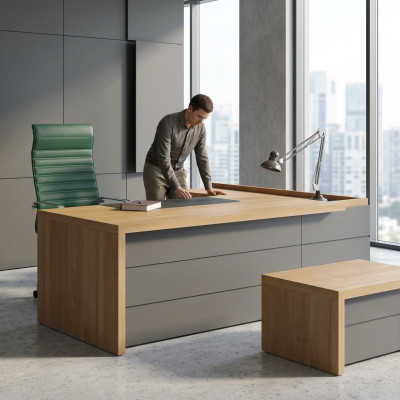 Designer Büro Eckschreibtisch Chefschreibtische Arbeitszimmermöbel
