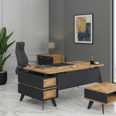 Moderner Büro Schreibtisch Cheftisch Arbeitszimmermöbel Office Design