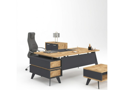 Moderner Büro Schreibtisch Cheftisch Arbeitszimmermöbel Office Design