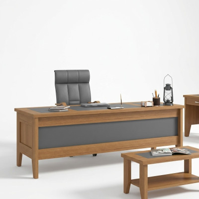 Schreibtisch Holz Tisch Arbeitszimmer Arbeitstisch Büromöbel 200x90