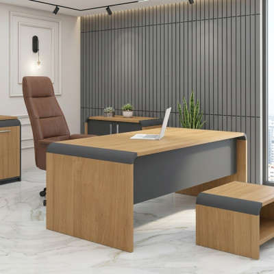 Tisch Büro Möbel Arbeitszimmer Schreibtisch Design Chefschreibtisch