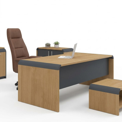 Tisch Büro Möbel Arbeitszimmer Schreibtisch Design Chefschreibtisch