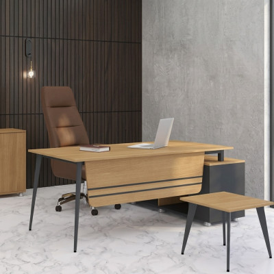 Bürotisch Arbeitszimmer Büro Möbel Eckschreibtisch Möbel Design Holz