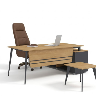 Bürotisch Arbeitszimmer Büro Möbel Eckschreibtisch Möbel Design Holz