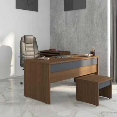 Schreibtisch Büromöbel Arbeitszimmer Holz Tisch Office Büroeinrichtung