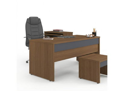 Schreibtisch Büromöbel Arbeitszimmer Holz Tisch Office Büroeinrichtung