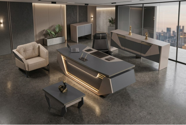 Designer Couchtisch Holz Arbeitszimmer Neu Büro Einrichtung Tisch