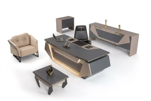 Designer Couchtisch Holz Arbeitszimmer Neu Büro Einrichtung Tisch