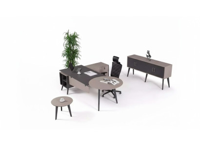 Modernes Büro Set Arbeitszimmer Komplette Designer Schreibtisch Möbel