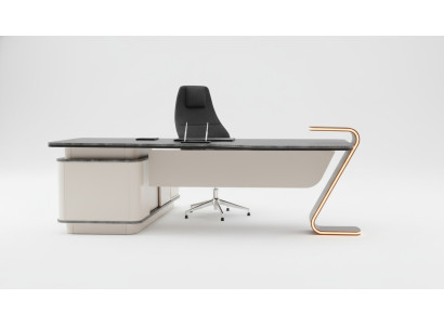 Schreibtisch LED Beleuchtet Design Tisch Büro Einrichtung Tische 250cm