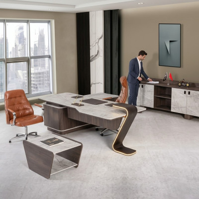 Luxus Holz Couchtisch Arbeitszimmer Büro Möbel Modern Designer Neu