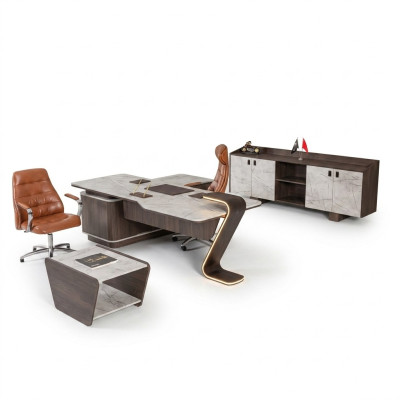 Luxus Holz Couchtisch Arbeitszimmer Büro Möbel Modern Designer Neu