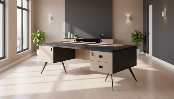 Schreibtisch Arbeitszimmermöbel Schubladen Büro Tisch Schreibtische Möbel