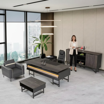 Eckschreibtisch Büroschrank Couchtisch Moderne Büromöbel Luxus Design