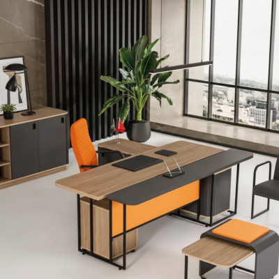 Eckschreibtisch Arbeitzimmer Büro Office Moderne Designer Neu Möbel