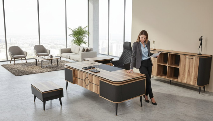 Designer Modern Couchtisch Beistelltisch Arbeitzimmer Tisch Büro Einrichtung