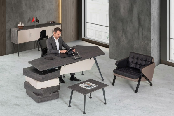 Möbel Tische Schreibtisch Arbeitszimmer Holz Tisch Büro Einrichtung Moderne