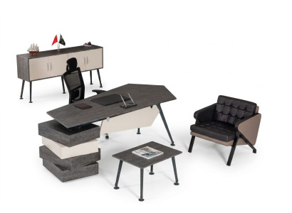 Möbel Tische Schreibtisch Arbeitszimmer Holz Tisch Büro Einrichtung Moderne