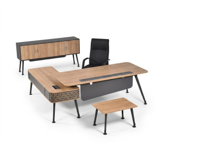 Luxus Büromöbelausstattung Komplettes Set Arbeitszimmer Designer Möbel