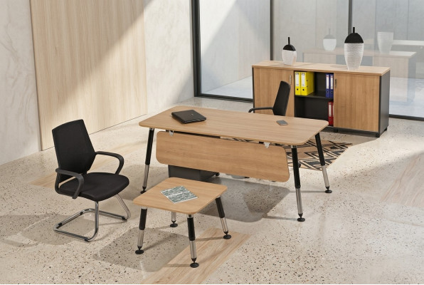 Office Garnitur Luxus Büromöbel Schreibtisch Büroschrank Komplettes Set 3tlg