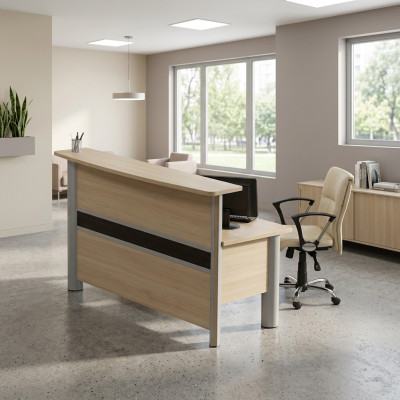 Rezeption Arbeitszimmer Büro Einrichtung Office Moderner Designer Empfangstische