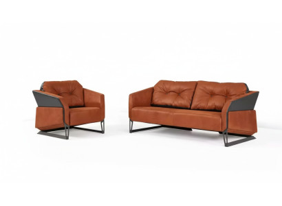 Moderne Sofagarnitur Arbeitszimmermöbel Dreisitzer Büro Sessel Textil 