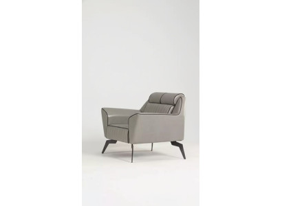 Luxus Sessel Arbeitzimmer Grau Sitz Einrichtung Neu Polstersessel