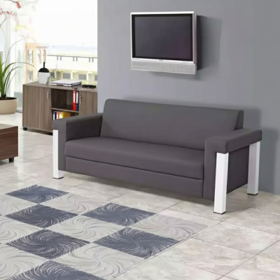 Sofa 3 Sitzer Arbeitszimmer Textil Möbel Polster Stoff Couch Modern Designer
