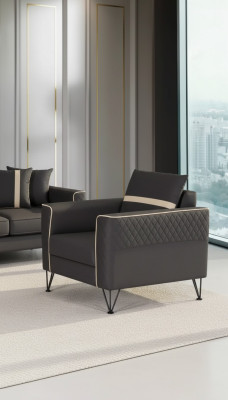 Luxus Sessel Büro Möbel Stil Modern Arbeitszimmer Polstersessel Designer