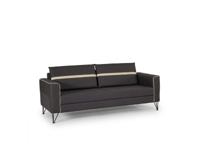 Arbeitszimmer Sofa Couch 3 Sitzer Polster Stoff Textil Möbel Designer
