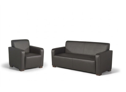 Büroeinrichtung Sofa 3 Sitzer Designer Arbeitszimmer Möbel Textil Modern