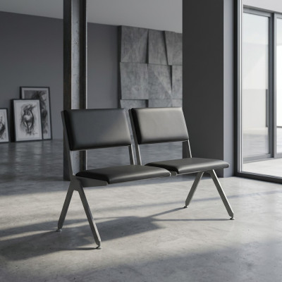 Designer Bank Büro Möbel Office Polster Arbeitszimmer Sitz Modern