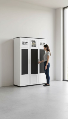 Kleiderschrank Weiß Holz Schränke Schlafzimmer Möbel Design Kinderzimmer