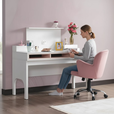Sekretär Schreibtisch Tisch 130x60x120 Schreibtische Tische Möbel Holz Computer