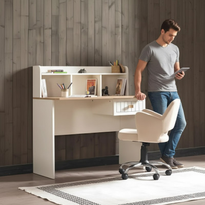 Sekretär Schreibtisch Tisch 110x60x120 Schreibtische Tische Möbel Holz Computer
