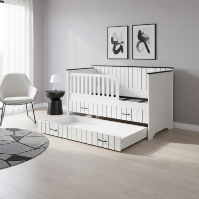 Modernes Möbel Design Kinderbetten Betten Bett weiß Kinderzimmer neu