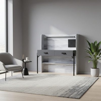 Sekretär Schreibtisch Tisch 130x60x138 Schreibtische Tische Möbel Holz Computer