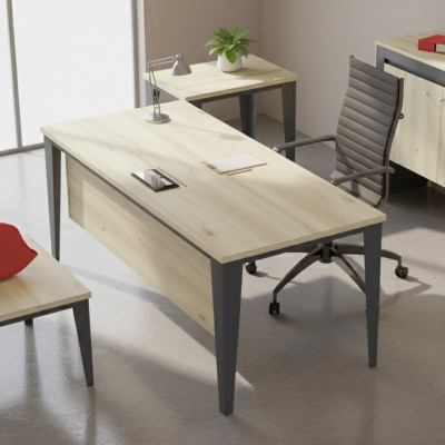 Designer Brauner Schreibtish Büromöbel Holztische Luxus Möbel Neu
