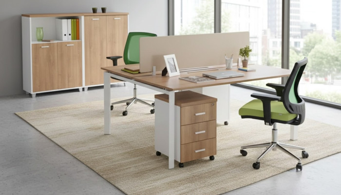 Moderner Arbeitszimmer Tisch Büromöbel Holztische Luxus Möbel Braun
